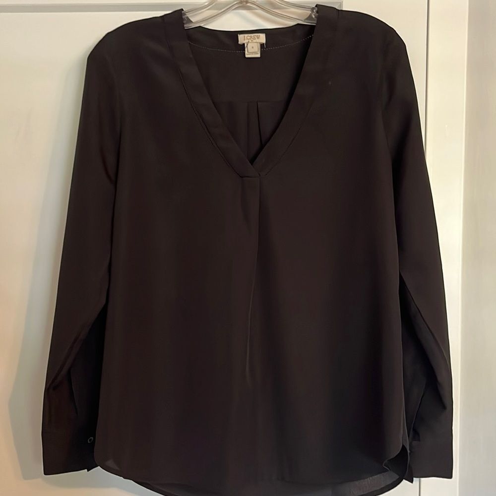 J.Crew Black Blouse Small